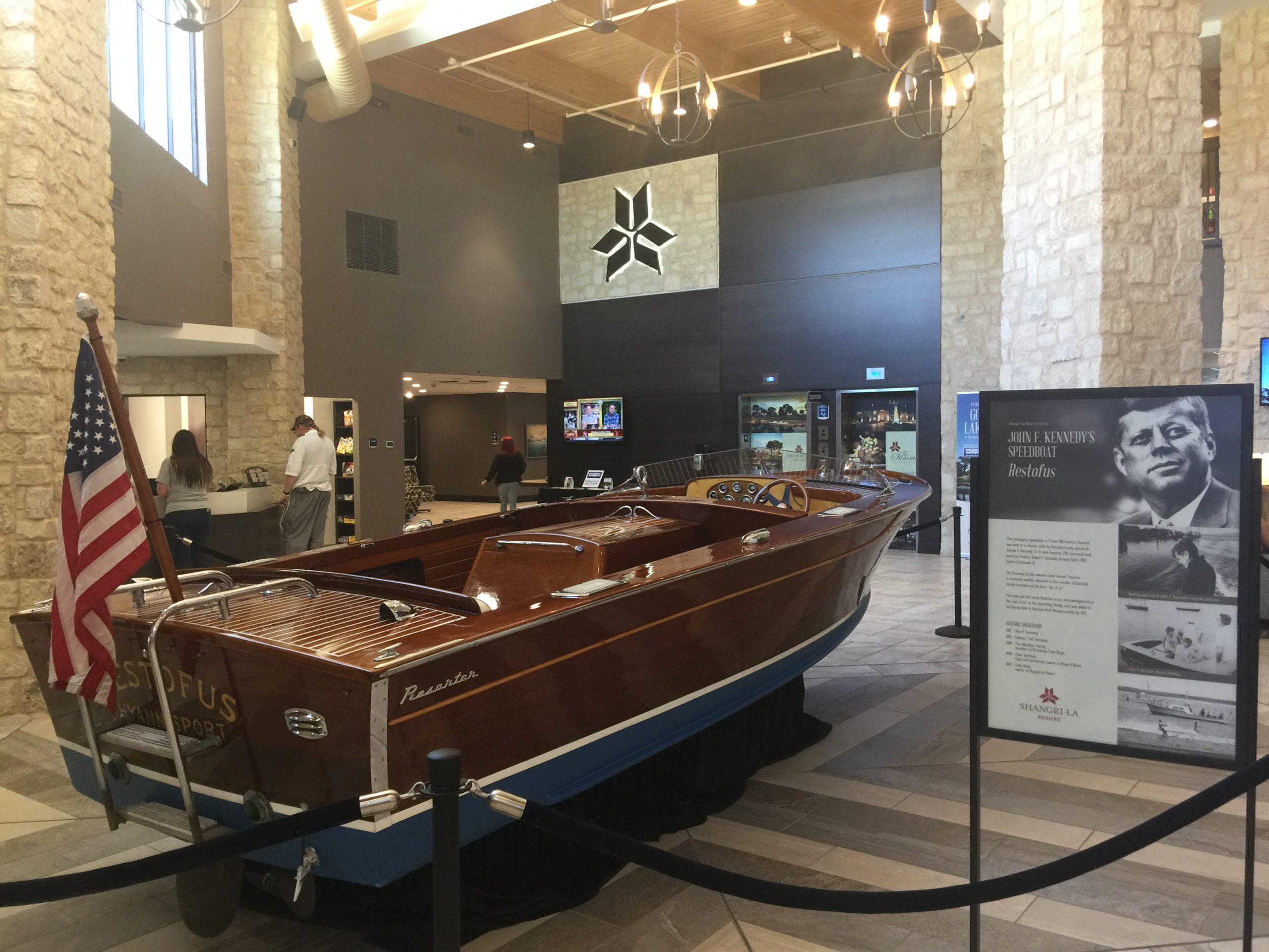 JFK’s Personal Speedboat on Permanent Display at Shangri-La Resort!
