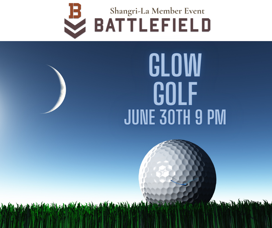Glow Golf at The Battlefield at Shangri-La